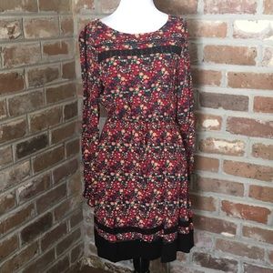 Lauren Conrad Floral Peasant Style Dress